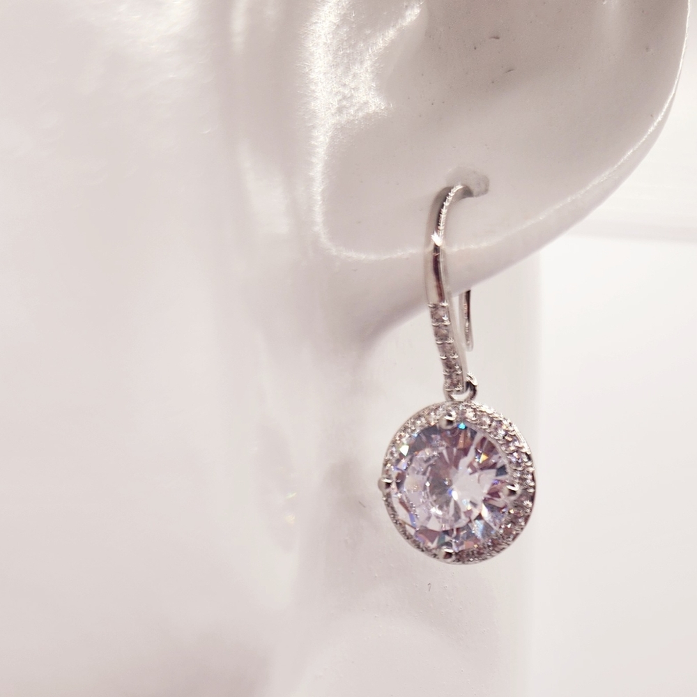 Elegant Silver Drop Earrings